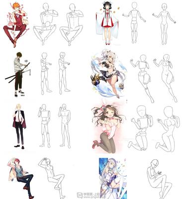 日系動(dòng)漫人物人體比例入門(mén) 從基礎(chǔ)練習(xí)到角色設(shè)計(jì)的核心技巧